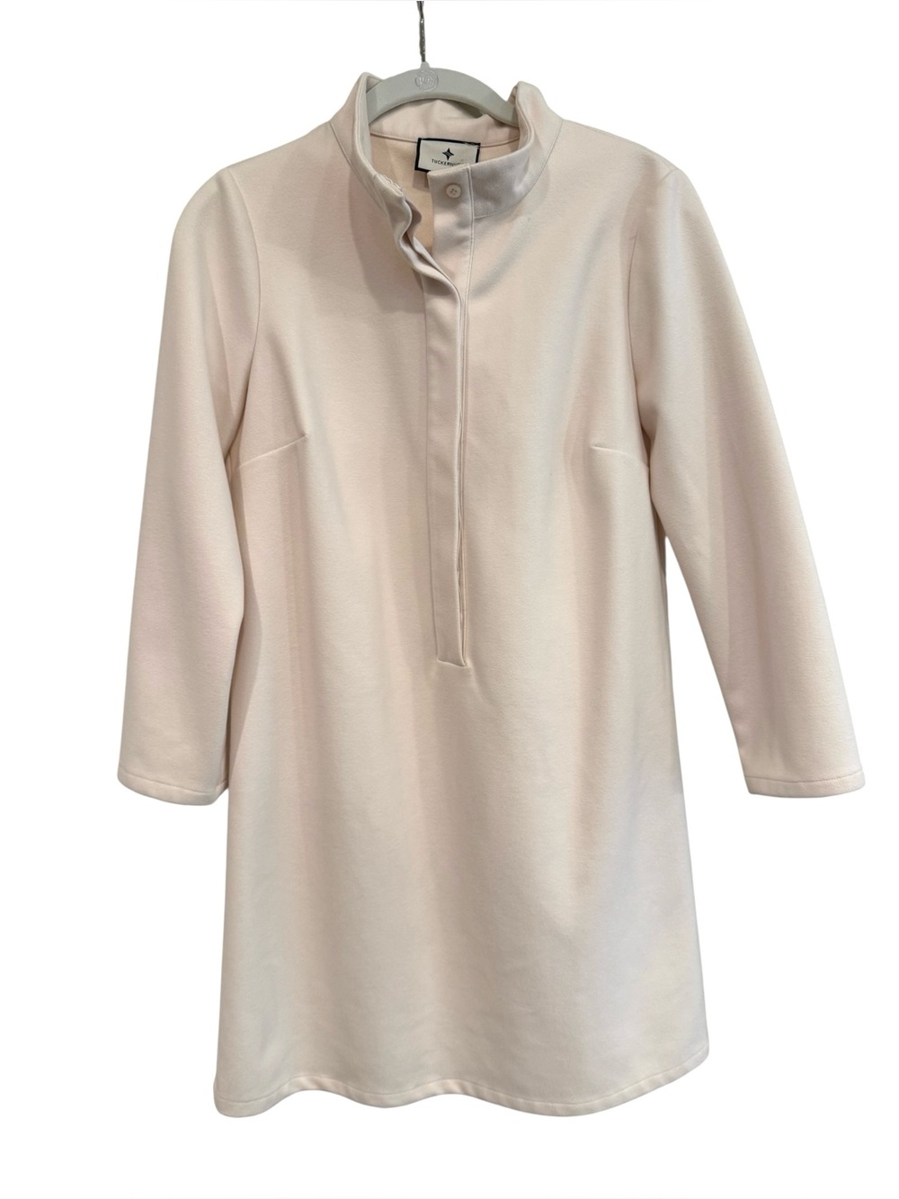 Tuckernuck Avery Cream Women's Cream Long-Sleeve Dress